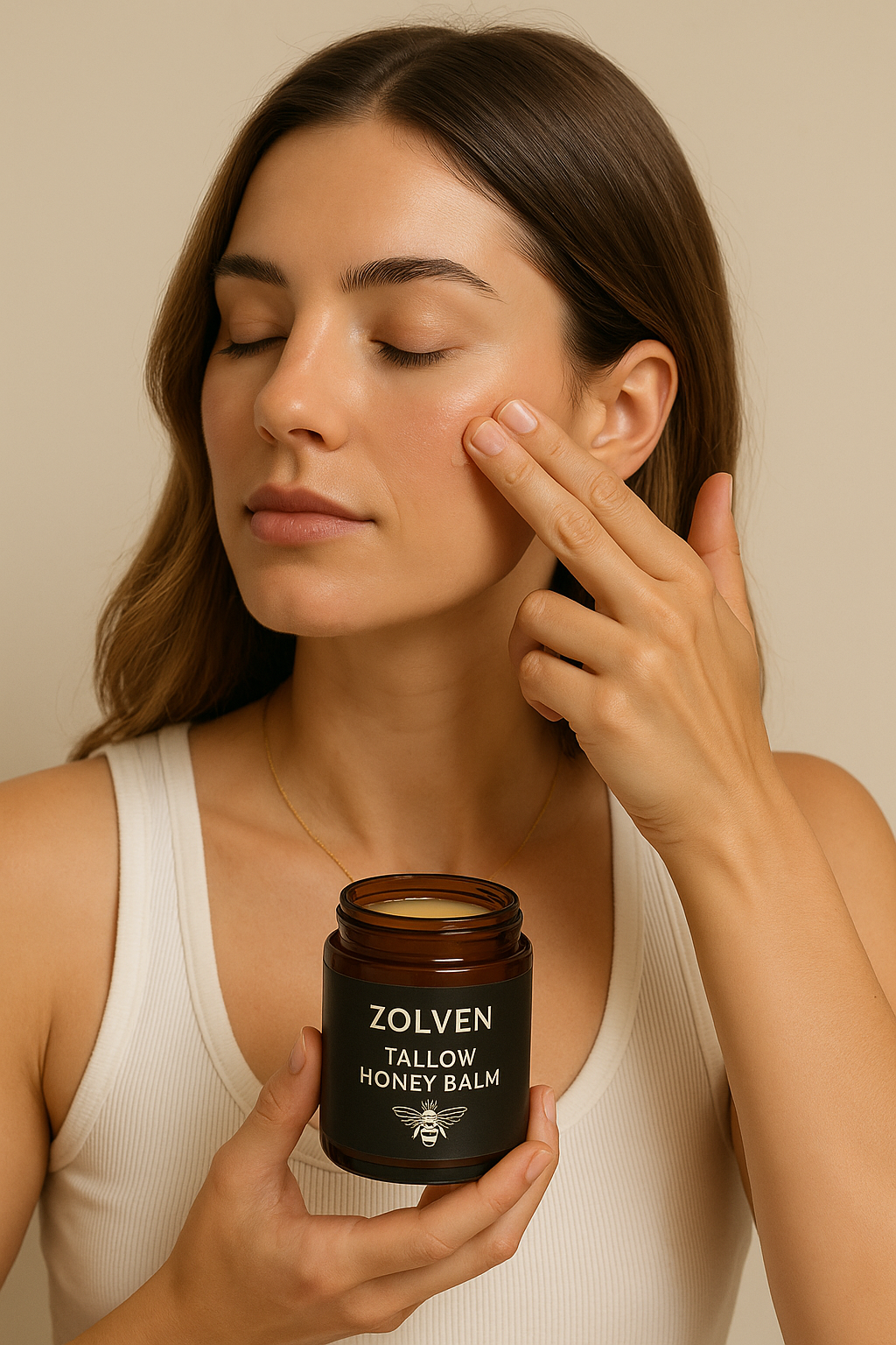 Organic Grass-Fed Beef honey tallow balm