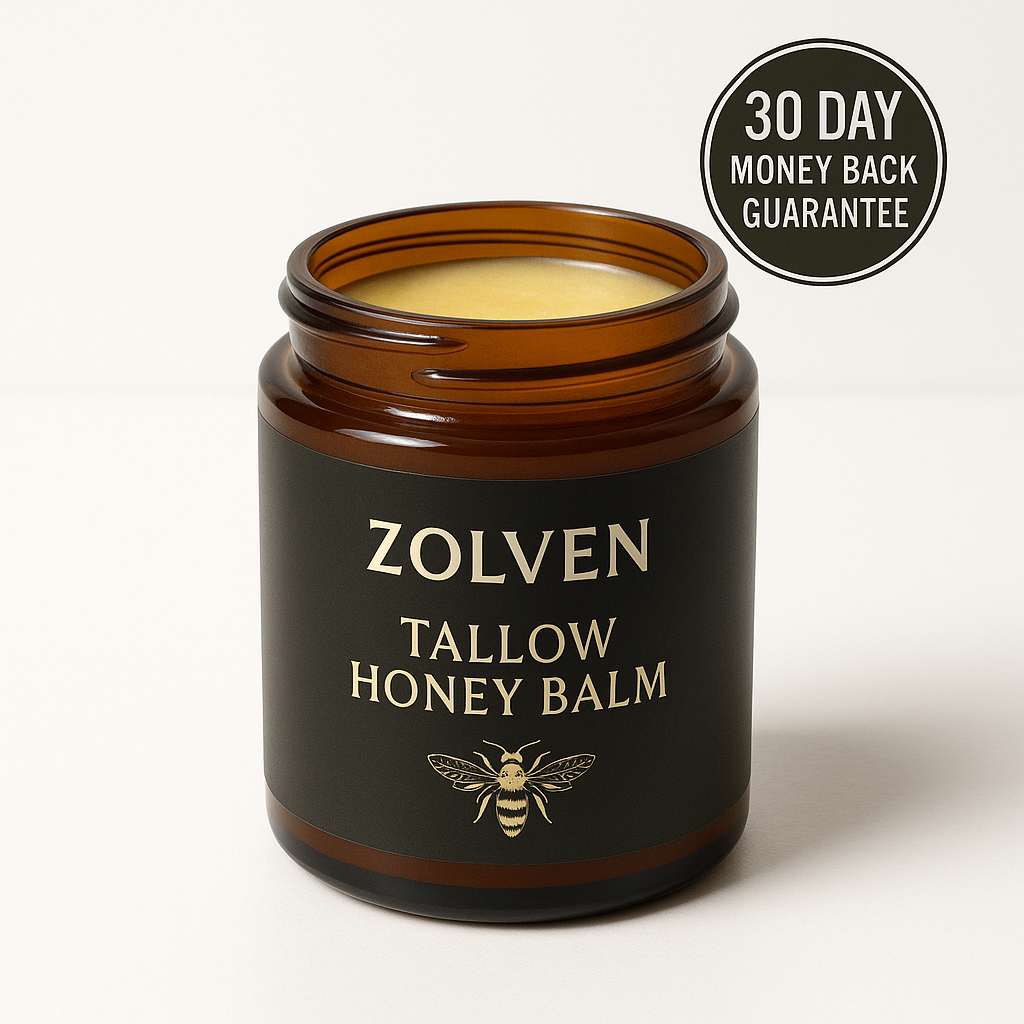 Organic Grass-Fed Beef honey tallow balm